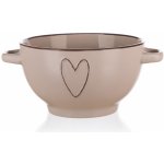 Banquet Miska Heart keramická béžová 14 cm – Zboží Mobilmania