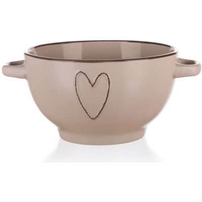 Banquet Miska Heart keramická béžová 14 cm – Zboží Mobilmania