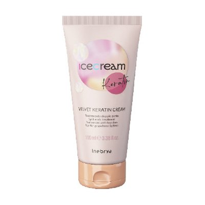 Inebrya Ice Cream Keratin Velvet Keratin Cream Rekonstrukční kúra 100 ml – Zbozi.Blesk.cz