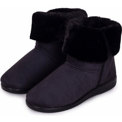 Vlnka dámské válenky s ovčí vlnou Lucie černé – Zboží Dáma