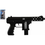 Teddies Pistole Samopal jiskřící plast 28cm na setrvačník na kartě 18x35cm – Sleviste.cz