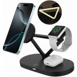 Tech-Protect A12 3in1 Stand & Wireless Charger černá – Hledejceny.cz