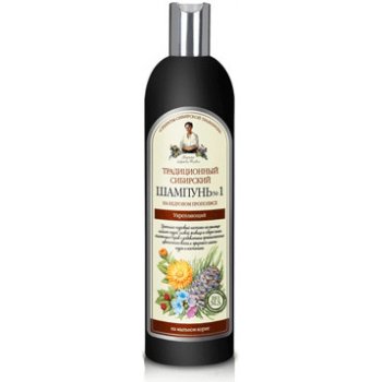 Recepty Babičky Agafií tradiční sibiřký šampon na vlasy Na Březovém Propolisu regenerační 550 ml