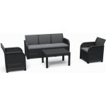 KETER ROSALIE 5 SEATER Set zahradní, grafit/šedá 17210742 – Hledejceny.cz