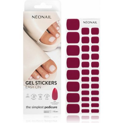 NeoNail Easy On Gel Stickers nálepky na nehty odstín P06 32 ks – Sleviste.cz