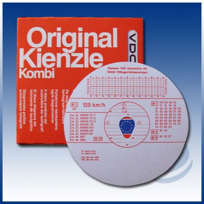 Tachograf.kotoučky 125km KIENZLE – Zboží Živě