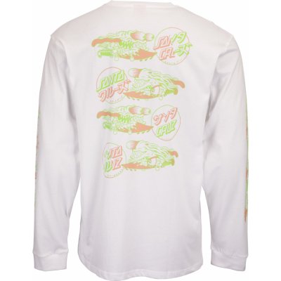 Santa Cruz SLASHER FLIP LS TEE White