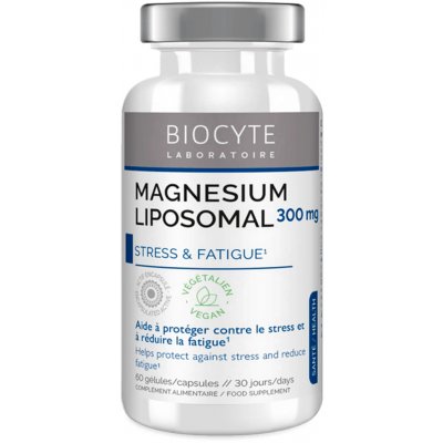 Biocyte Magnesium Liposomal Neuromag Hořčík liposomální na únavu a koncentraci 60 kapslí – Hledejceny.cz