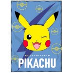 NEW IMPORT Fleecová fleece deka Pokémon Pikachu modrá – Sleviste.cz