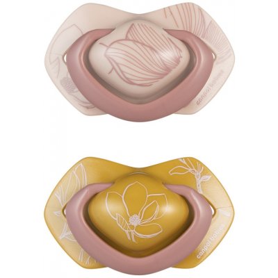 Canpol babies dudlík silikon symetrický Light touch Gold 2ks růžová – Zboží Dáma