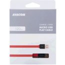 Avacom DCUS-MIC-120R USB - Micro USB, 120cm, červený