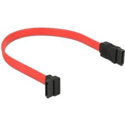 Delock kabel SATA 22cm nahoru/přímý červený 84354