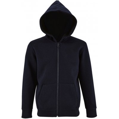 Sol's Stone zipová mikina s kapucí a klokanními kapsami modrá námořní – Zboží Dáma