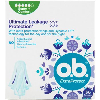 O.B. Extra Protect Super + Comfort tampony 36 ks