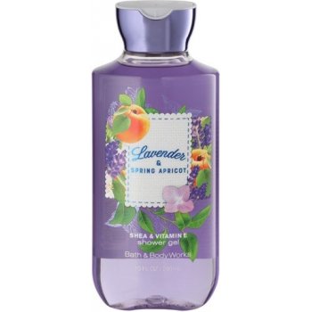 Bath & Body Works sprchový gel Lavander & Spring Apricot 295 ml