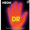 Struna DR NOB5-45 HiDef Neon Orange Bass - pro 5 strunnou baskytaru