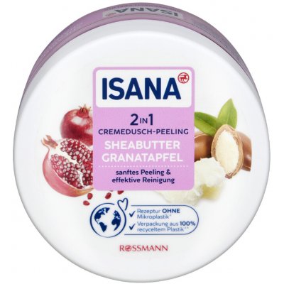 ISANA Sprchový krémový peeling Granátové jablko a bambucké máslo 200 ml – Hledejceny.cz