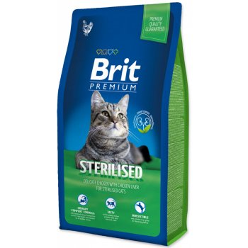 Brit Premium Cat Sterilised kuřecí 8 kg