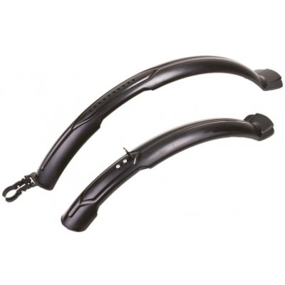 sada plastových blatníků přední/zadní MUDSTOP 2 MTB pro použití na 26" kola, OXFORD (černé) OF554 – Sleviste.cz