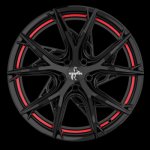 Keskin KT24 8,5x19 5x112 ET45 black red inside | Zboží Auto