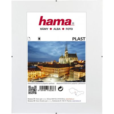 Hama Clip-Fix, plastové sklo, 60x80 cm – Zbozi.Blesk.cz