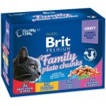 Brit wet Premium Cat Family Plate 12 x 100 g