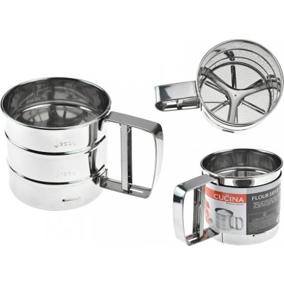 Orion domácí potřeby Mechanické síto na mouku a cukr – Zboží Dáma