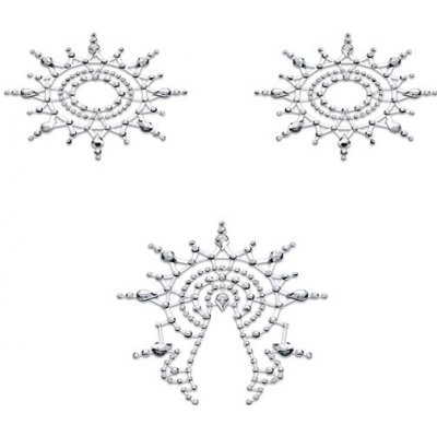 Petits JouJoux Crystal Sticker Breast & Pubic Jewelry Set of 3 White – Hledejceny.cz