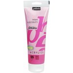 Pebeo Akrylové barvy Studio Acrylics 100 ml 055 transparent sytá růžová – Zboží Dáma