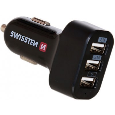 Swissten 20111200 Nabíječka telefonu 3 x USB 5,2A – Zboží Živě