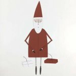Santa vánoční pohyblivá vystřihovánka loutka – Hledejceny.cz