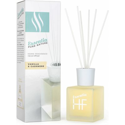 Essentia Pure nature difuzér s vonnými tyčinkami VANILLA & CASHMERE 200 ml – Hledejceny.cz