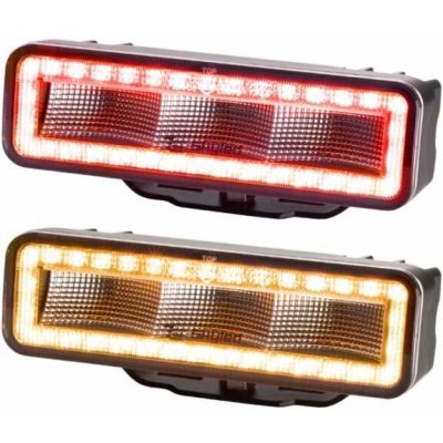 Pracovní světlo Skyled Lupus Flash 54F, 54W, 12–48V, poziční + stroboskop, R10/R65, 3100 lm | Zboží Auto