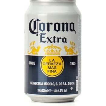 Corona Extra 4,5% 0,33 l (plech)
