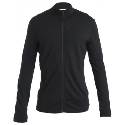 Icebreaker Mens Merino 260 Quantum IV LS Zip Hoodie Black