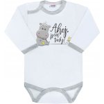 New Baby Body s potiskem Ahoj jsem tady! – Zboží Dáma
