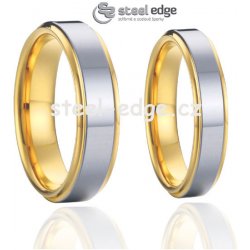Steel Wedding Snubní prsteny chirurgická ocel SPPL011
