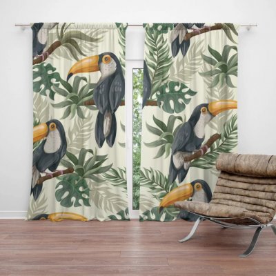 Sablio Závěs Tukan: 2ks 140x250cm – Hledejceny.cz