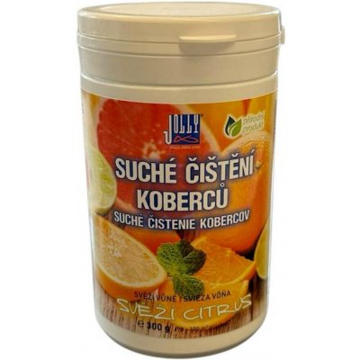 Jolly Práškový čistič pro suché číštění koberců Svěží citrus 300 g – Sleviste.cz