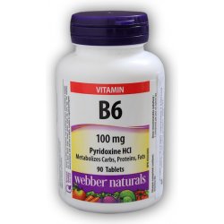 Webber Naturals Vitamin B6 90 tablet