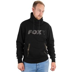 Fox Mikina Black Camo Print High Neck