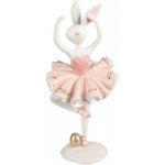 Clayre & Eef Dekorace králík baletka v růžové sukýnce - 16*16*35 cm – Hledejceny.cz