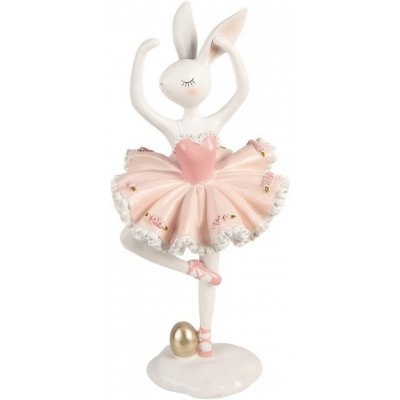 Clayre & Eef Dekorace králík baletka v růžové sukýnce - 16*16*35 cm – Hledejceny.cz
