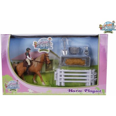 KIDS GLOBE Kůň s jezdkyní HORSES 640078 – Zbozi.Blesk.cz