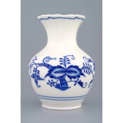 Cibulák váza 2544 , 13,5 cm originální cibulákový porcelán Dubí, cibulový vzor, – Hledejceny.cz