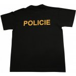 Tričko s potiskem Policie černá – Sleviste.cz