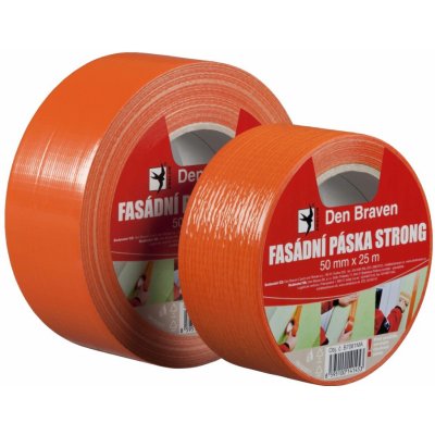 Den Braven Fasádní páska STRONG, 48 mm x 20 m, oranžová – Zbozi.Blesk.cz