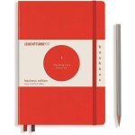 Leuchtturm1917 Tečkovaný zápisník Bauhaus Edition Medium A5 Red – Hledejceny.cz