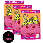DOMO SERVICE Houbička Scrub Mommy Pink Single růžová – Zboží Dáma