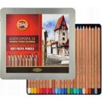 Koh-i-Noor křídy prašné umělecké v tužce GIOCONDA souprava 24ks v plechové krabičce – Zboží Dáma Koh-i-Noor křídy prašné umělecké v tužce GIOCONDA souprava 24ks v plechové krabičce – Zboží Dáma
